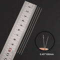 30pcs Metal Beading Needles For Beads Necklace Bracelet Tools Stainless Steel Self Threading Needle Pins For Jewelry Supplies