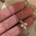 VENTFILLE 925 Sterling Silver Bead Geometry Necklace | SAMAG