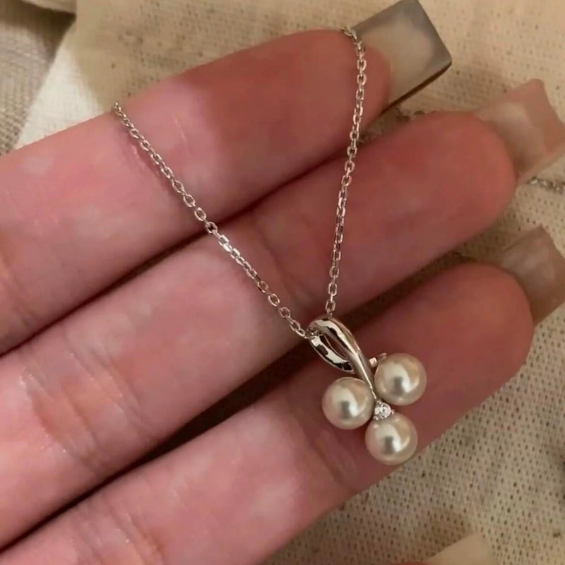 VENTFILLE 925 Sterling Silver Bead Geometry Necklace | SAMAG