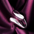 Trending Products Popular Brands 18K Gold Water Drop Rings for Women Fashion Wedding Accessories Party Jewelry Gifts