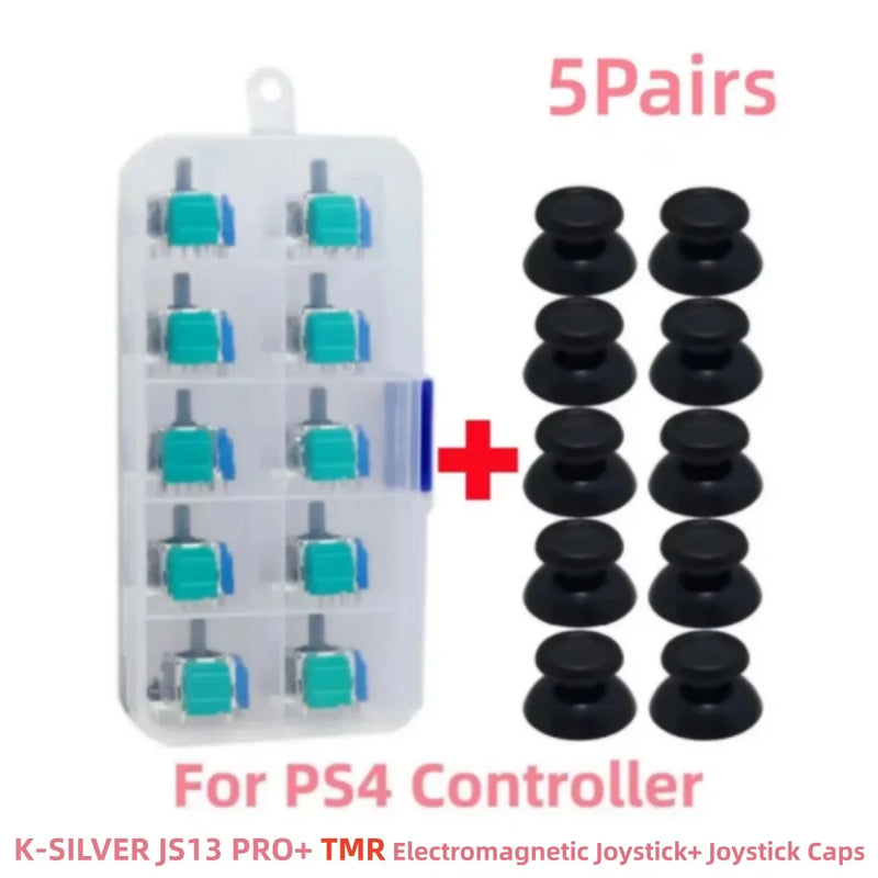 Hall/TMR Electromagnetic Joystick for PS5 PS4 Controller Thumb Stick Joystick Cap No-Drift 3D Analog Sensor Upgrade Replacement