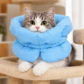 Waterproof Pet Elizabethan Collar Adjustable Anti-Bite Cat Protection Collars Warm Breathable Cat Recovery Cone Pet Wound