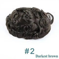 Super Ultra Thin Skin 0.02mm 80-100%Density Men Toupee Brown Black 210# Human Hair System Undetectable Natural Hairline Prosthes