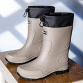 36-47 Size Wear-resistant Thick-soled Rain Boots Men's Outdoor Fishing Shoes Work Boots Non-slip Waterproof Men's Rubber Shoes