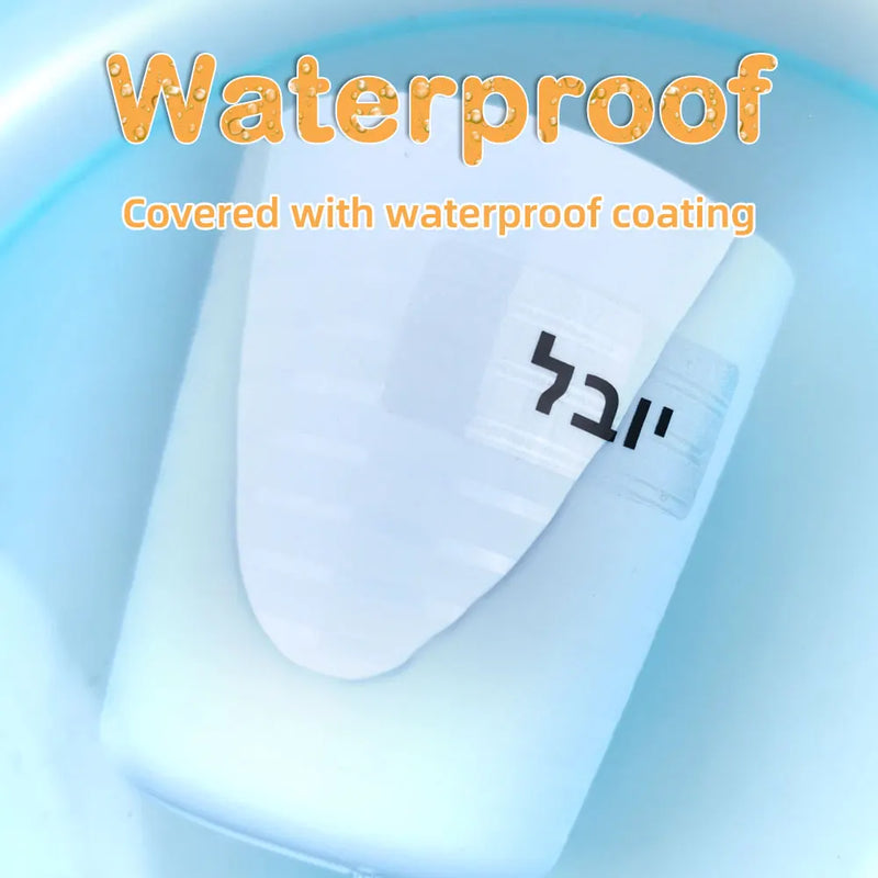 Transparent Name Sticker Custom Hebrew Waterproof Personalized Children Label for Schlool Stationery - Visuel 2 | SAMAG