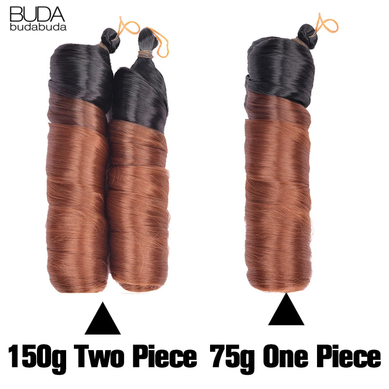 Loose Wave Braiding Hair Extensions 24" Synthetic Spiral Curls Braids Hair Pre Stretched Bouncy Braid French Curls Braiding Hair