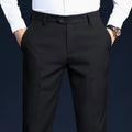 Top Grade Wrinkle Free New Brand Fashion Suit Pant Business Office Trousers For Men Dress Pants Straight Trousers Men's Clothing