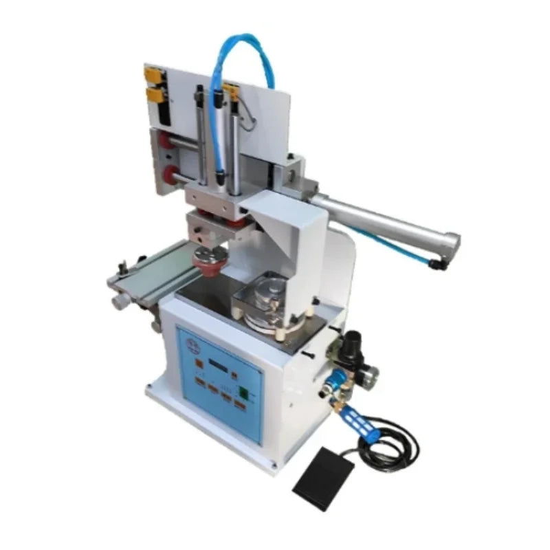 Pneumatic Pad Printer Logo Date Number Small Area Printing Machine On Various Materials 110V or 220V With Adjustable Work Table