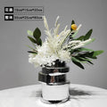 Elegant Artificial Flower Vase Set Home Office Decor Flower Arrangements Model Room Display