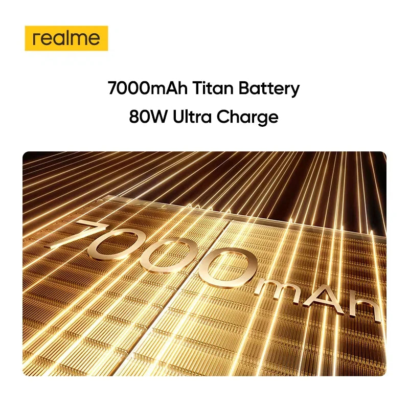 realme 16 Pro Plus Smartphone 6.8" 144Hz Curved AMOLED Display Snapdragon 7 Gen4 Chipset 200MP Camera 7000mAh Battery 80W Charge