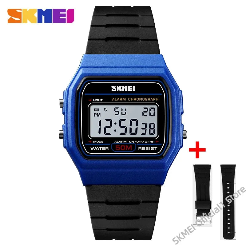 SKMEI 1412 Luxury Digital Watch for Women Waterproof Sport Girl Date Week Female Wristwatches Women Clock Relogio Feminino 1419