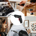 3/47pcs Electric Drill Cordless Screwdriver Tools Set 3.6v Power 300mAh Lithium Battery For PC computer - View 5 | SAMAG