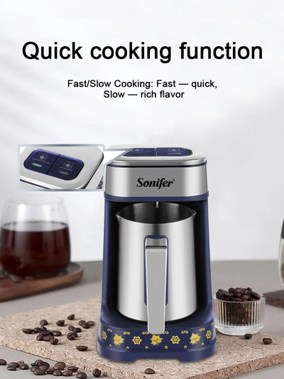 Turkish Coffee Maker Sonifer SF-3591 700W 250ml SUS304 | SAMAG