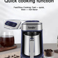 Turkish Coffee Maker Sonifer SF-3591 700W 250ml SUS304 Stainless Steel Pot Anti Spill Temperature Control Home Coffee Machine