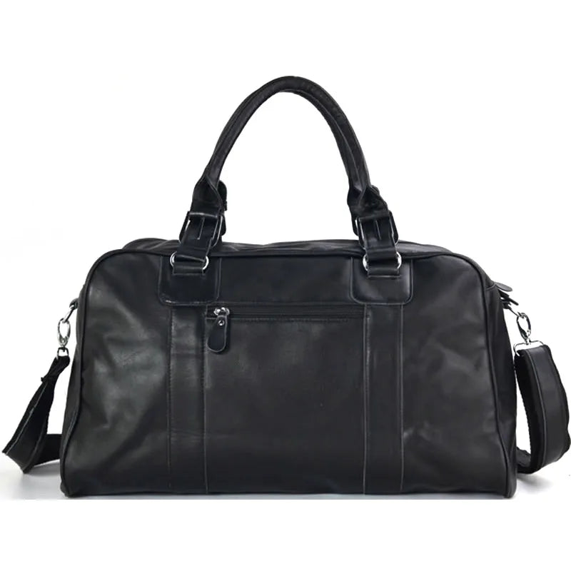 100% Genuine Leather Travel Boston Bag for Men Designer Luggage Bags Duffee Bag Leather Shoulder Messenger Handbags Weekend Bags