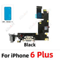 OEM Bottom USB Mic Board Quick Charger Dock Connector Charging Port Flex Cable For iPhone SE 1 2 3 6 6s Plus + Sticker
