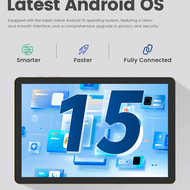 ANRY C95 11 Inch Android 15 Tablet 2026 Octa Core 20GB RAM 128GB ROM 6000mAh 18W Fast Charging 5G WiFi 6 HD IPS Global Tablet PC