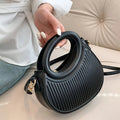 Chic Stripe Design Crossbody Bags for Women Elegant Synthetic Leather Handbag, Purse, Luxury Look Shoulder Bag for Everyday Use