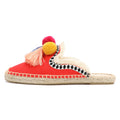 Women's Slippers  Espadrilles  Fluffy Ball Mule Slides Sale -  Rubber Hemp Shoes Outside Spring  women  sandals