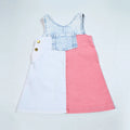 Summer Denim Collection Girls Dress Set Cute Baby Rompers - View 9 | SAMAG