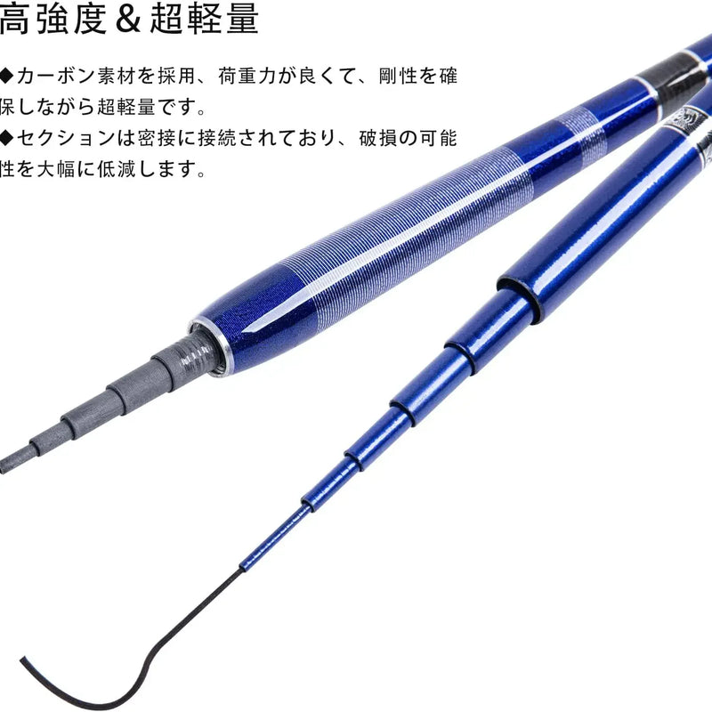 Goture 1.8m 2.4m 2.7m 3.0m 3.6m Stream Ultralight Feeder Pole Mini Superhard Telescopic Fishing Rod Freshwater Carp Fishing