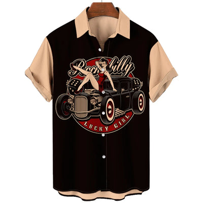 Hawaiian Vacation Men Shirt 3D Printed Man/Women Casual | SAMAG