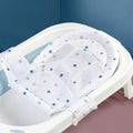 Portable Baby Bath Support Mesh Pad Newborns Bath Tub Seats Net Not Slip Baby Bath Mat Floating Bath Seats Cushions Gift