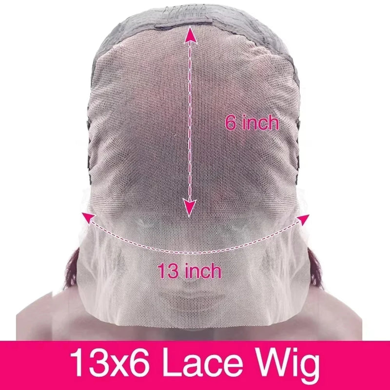 Body Wave Burgundy 13x6 HD Lace Front Wig Human Hair Wigs 99J Red Colored Lace Front Human Hair 13x4 Lace Frontal Wigs for Women