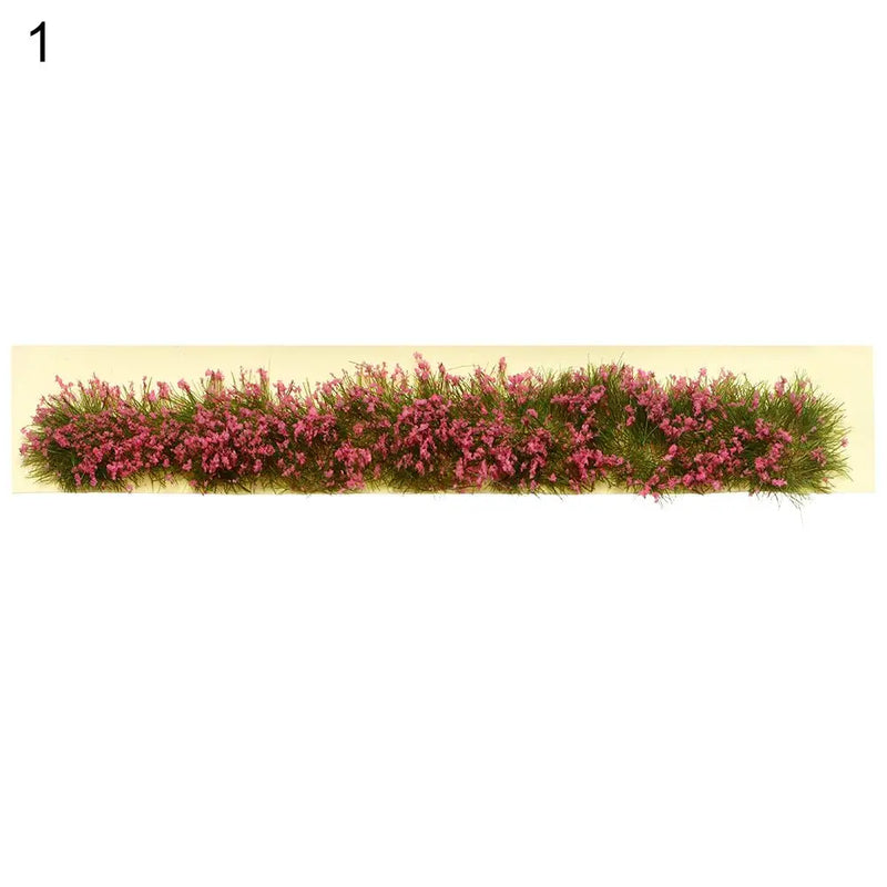 DIY Miniature Garden Decor Durable Static Scenery Model Landscape Wargame Grass Tufts Building Layout Sand Table Flower Cluster