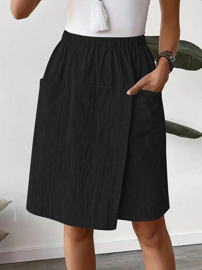New European and American slit skirt pants casual | SAMAG