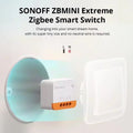 SONOFF ZBMINI L2 Extreme ZigBee Smart Switch No Neutral Wire Required 1-Gang 2-Way Control Switch Alexa Voice Work with ZBBridge