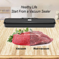 220V Electric Vacuum Sealer Packaging Machine with Free 15pcs Vacuum Bags Machine Household Black Food Vacuum Sealer