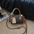 Bag Women's Fashion Boston Bag Pillow Bag Versatile Shoulder Bag Printed Crossbody Handbag