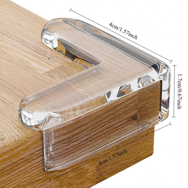 4/8pcs Table Corner Protectors for Furniture Corner Guards Clear Anti Collision Edge Guards Safety Table Edge Covers
