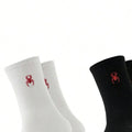 5/10/20 Pairs of Men's Crew Socks with Spider Pattern | SAMAG