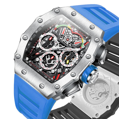 Sports Men's Watch ONOLA Luxury Fashion Fully Automatic Mechanical Watches Unique Design Waterproof Tape Wristwatch | SAMAG