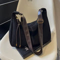 New Women's Handbags Trendy Retro Large Capacity PU Leather Shoulder Crossbody Bag Autumn and Winter Versatile Commuting Handbag