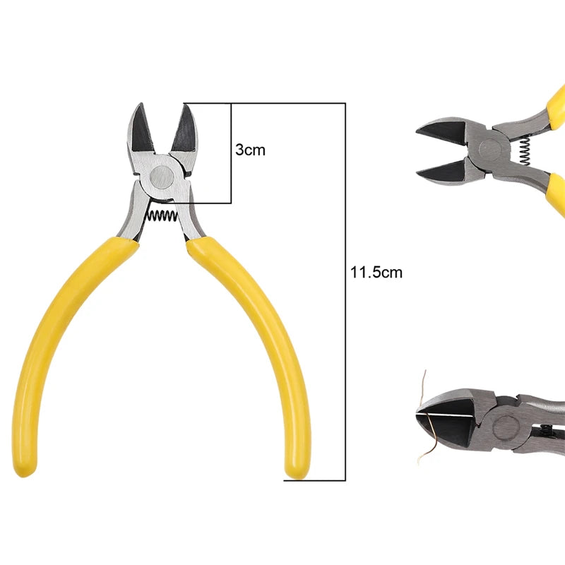 Multifunctional Hand Tools Jewelry Pliers with round Nose End - Cutting Wire Tool for DIY Handmade Jewelry Making Accessories