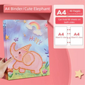 Portfolio Binder Folder A3 A4 A5 Document Organizer Art Drawing Paper Folder 4-Ring Binder PVC Pocket File Folder For Documents