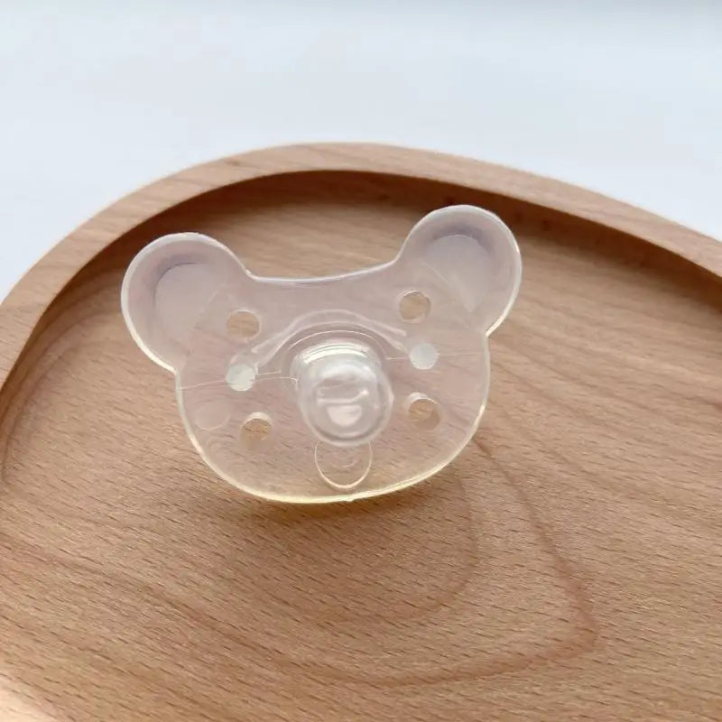 2025 Cute Little Bear Silicone Soothing Nipper for Babies, Anti Eating Hand Soft Nipper, Imitation of Breast Milk Baby Nipper