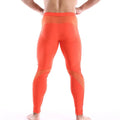 Men's Nylon Thermal Underwear Long John Skinny Mens Thermal Underwear  Solid Underpants Leggings Tights Male Leggings Pants