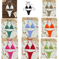 XS-XL Pad Bikini Set Beach Triangle Swimwear Women Maio | SAMAG