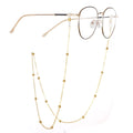 Fashion Metal Men women Eyeglass Chains Sunglasses Reading Beaded Glasses Chain Eyewears Cord Strap Rope female glasses chain