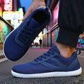 Men's Outdoor Wide Fit Flat Bottom Casual Shoes Breathable Step-in Comfortable Non-slip Sports Footwear for Summer