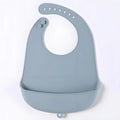 Baby Bib Adjustable Waterproof Bibs Babies Soft Edible Silicone Newborn Saliva Dripping Towel Drooling Children Scarf BPA Free