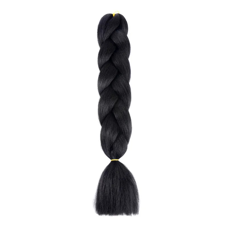 100g 24inch Jumbo Braiding Hair Synthetic Braiding Hair Braid in Hair Extensions Braids Hair for Twist for Daily Cosplay