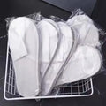 40pairs 2026 White Hotel Slipper Unisex Disposable Slippers for Home Guests Non-Slip Bathroom Spa Slippers Shoes for Men Women