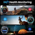 2026 New Outdoor GPS Sports Smartwatches Men Compass 10ATM Waterproof 24/7 Health Monitoring Chat GPT Bluetooth Call Smart Watch