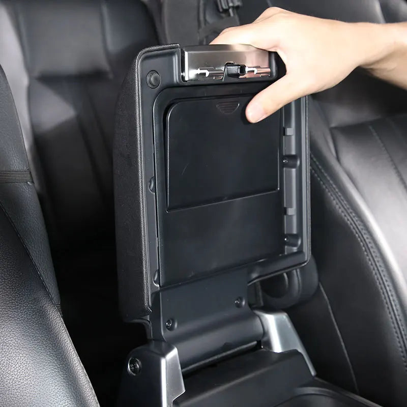 1PC Stowing Tidying Fit for Land Rover Discovery 4 2010-2016 Car Center Console Organizer Hidden Armrest Storage Box