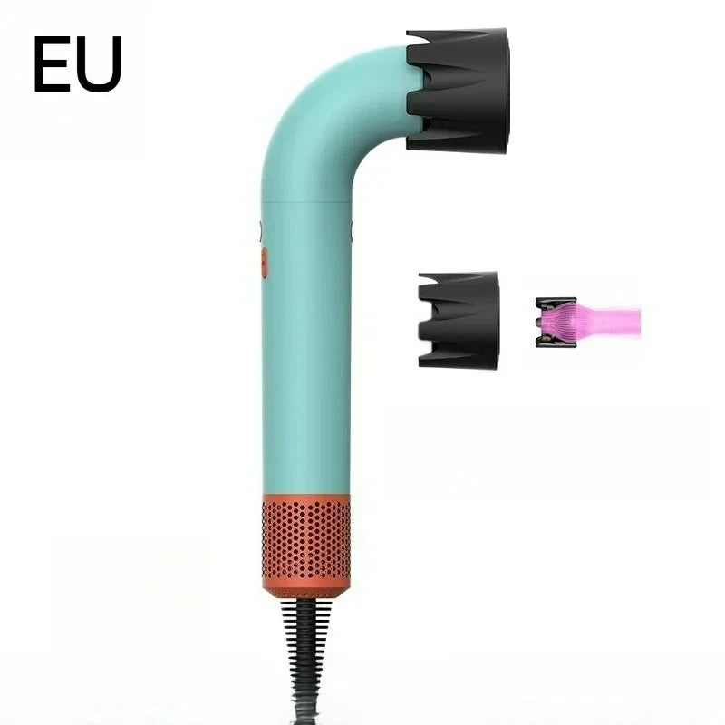 For EU 5-in-1 Leaf Free Hair Dryer, Lon Negative, Professional Hair Care, Quick Drying, 1400 watts, High Speed, Po